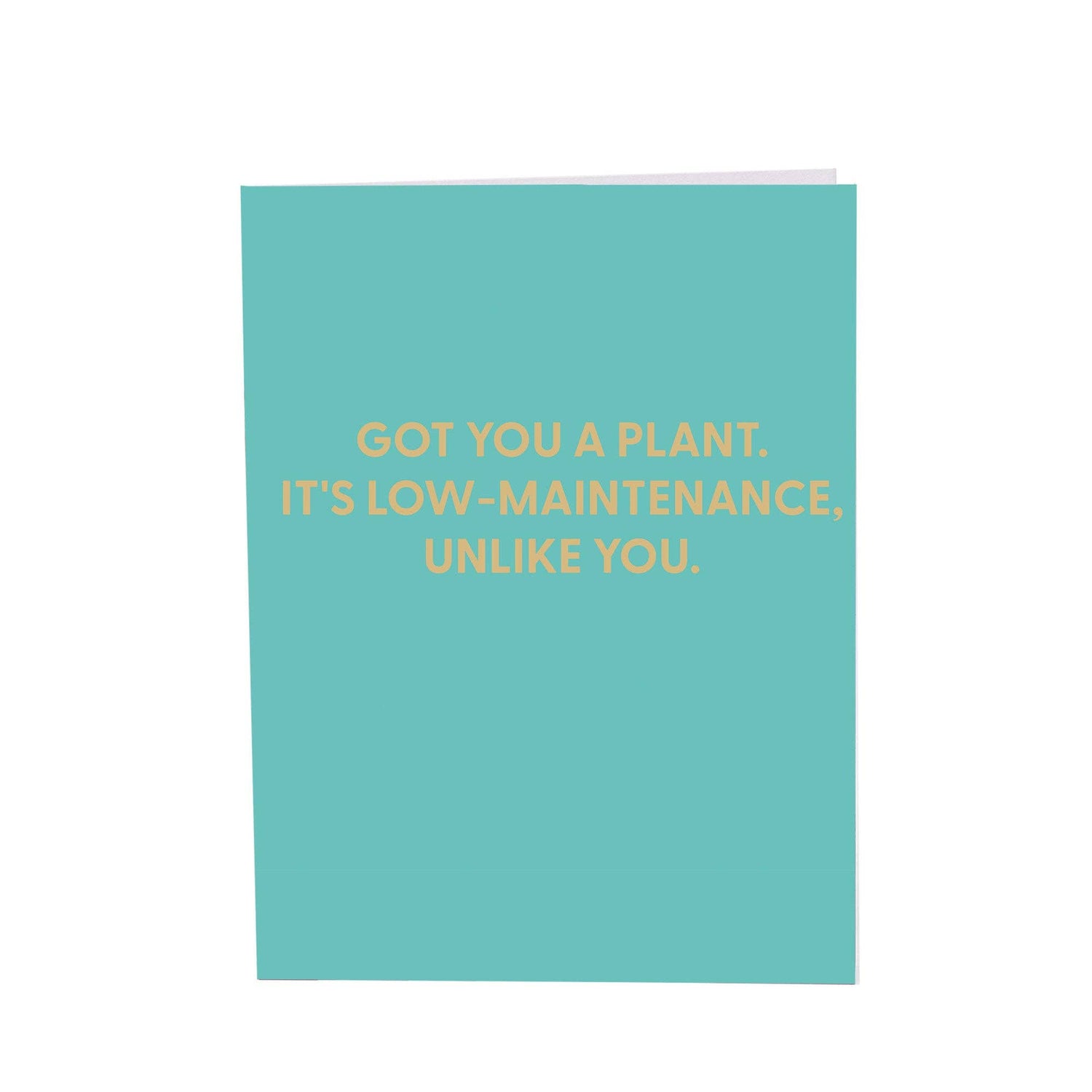 Got you a plant. It&