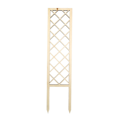 Cross-Hatch Wooden Trellis