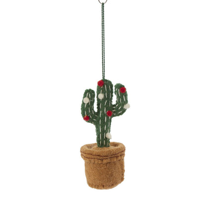 Festive Cactus Ornaments