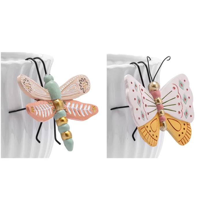 Butterfly or Dragon Fly Pot Hanger