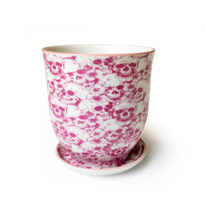 Liberte 5 Porcelain Pot with Saucer