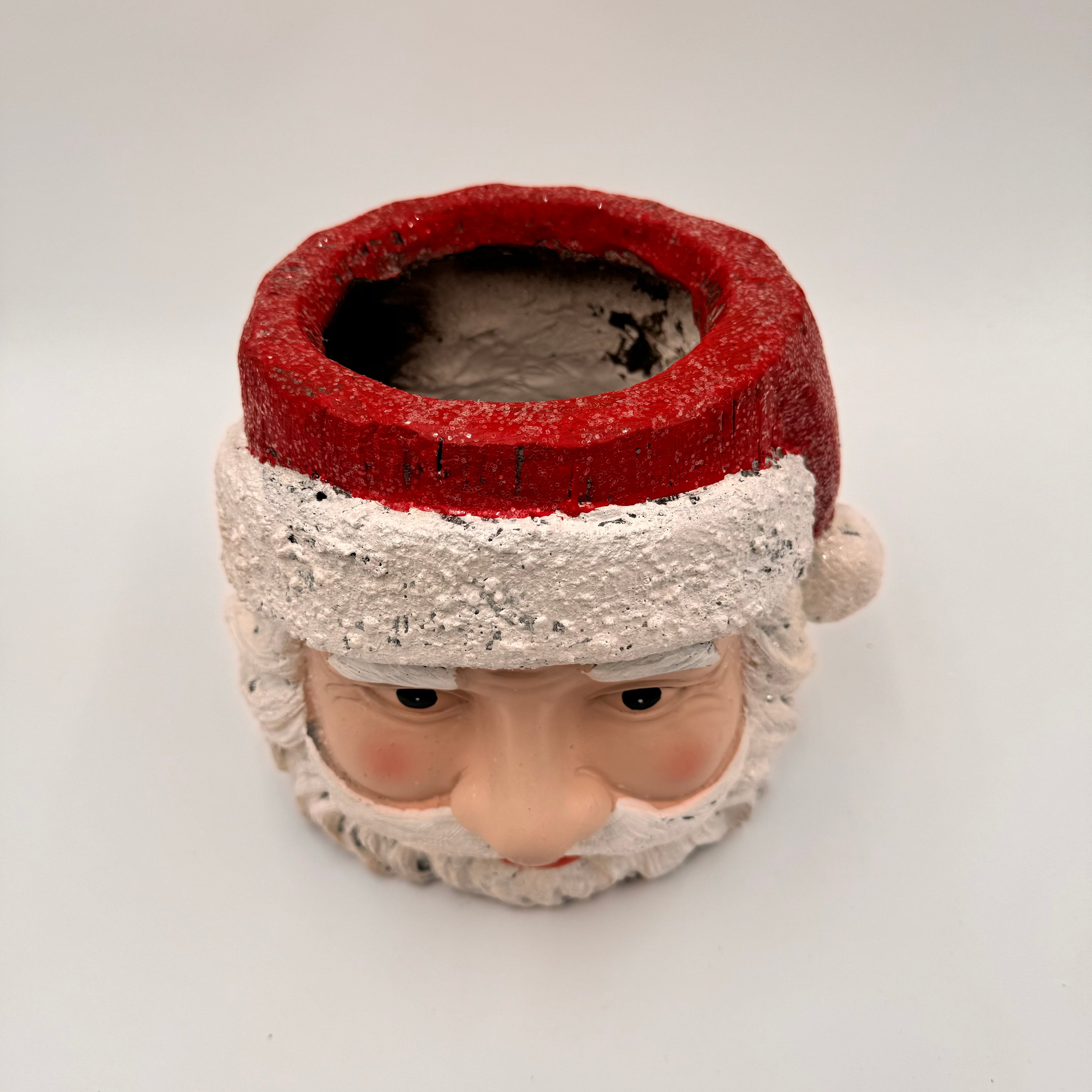 Santa Head Pot