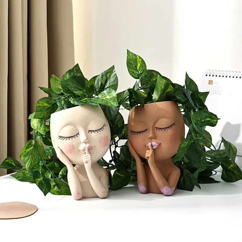 Face Planter Pots