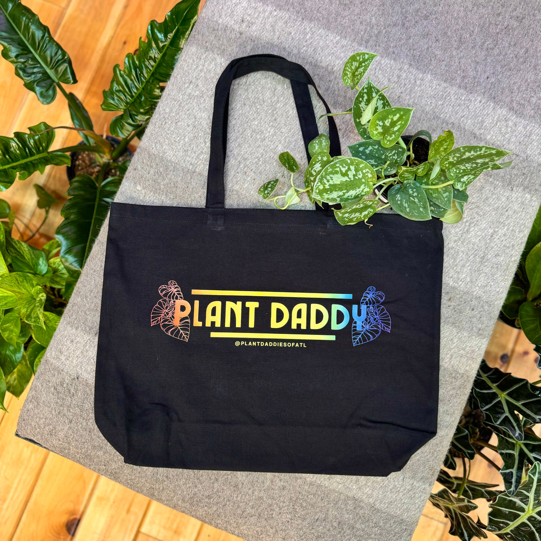 Plant Daddy Rainbow Tote