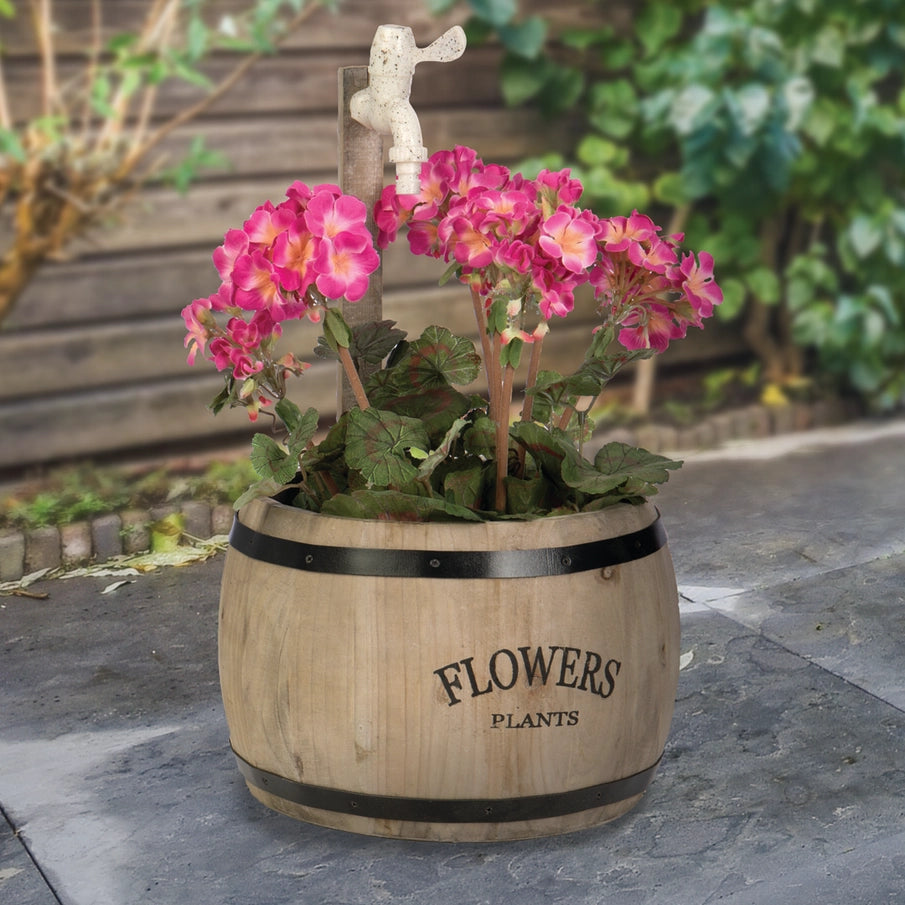 Wood Planter with Handle