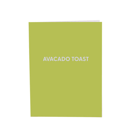 Avocado Toast - Greeting Card