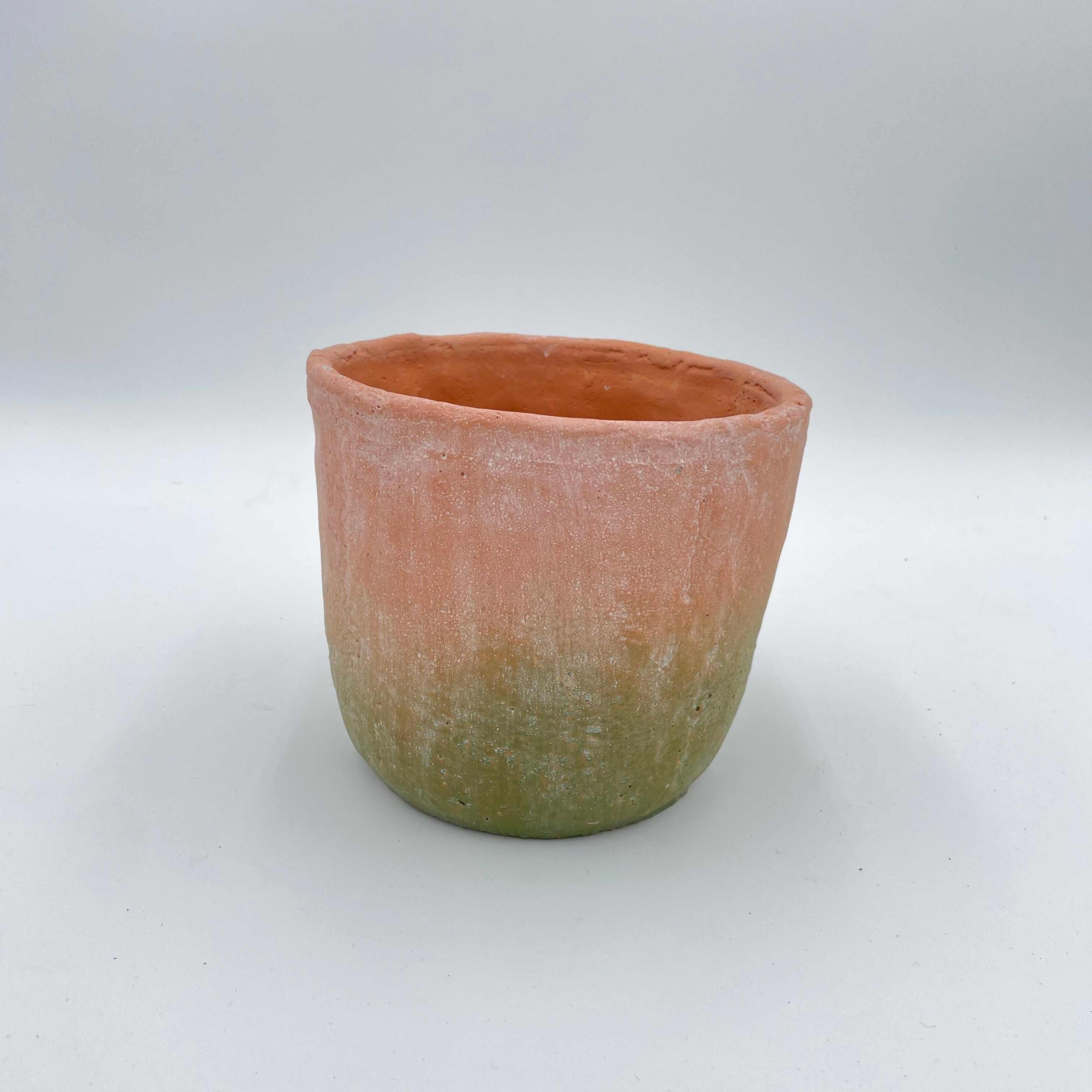 Weathered Cement Terracotta Moss Planter