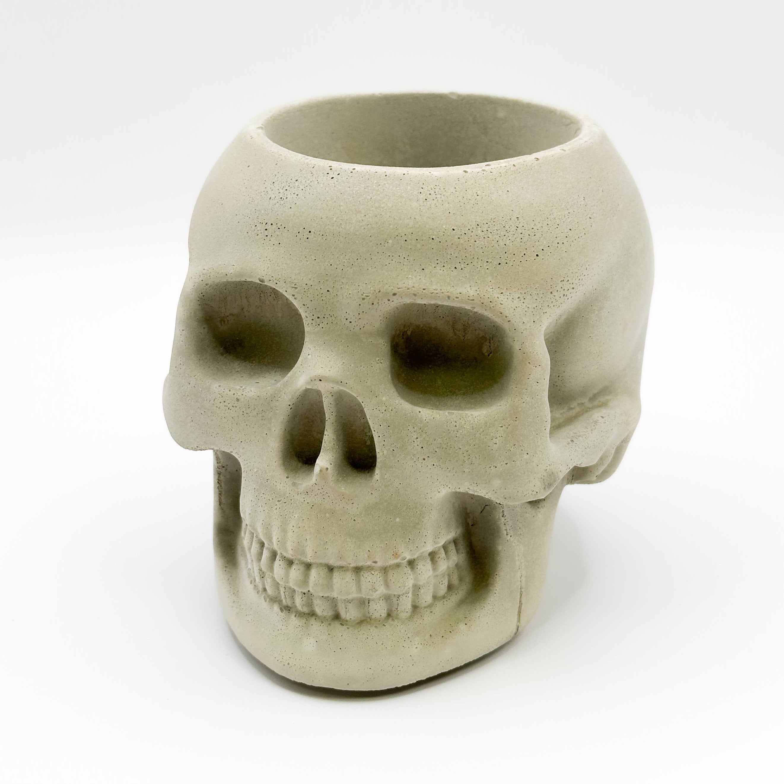 Skull Concrete Planter