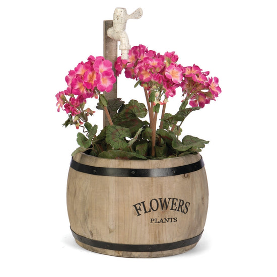 Wood Planter with Handle