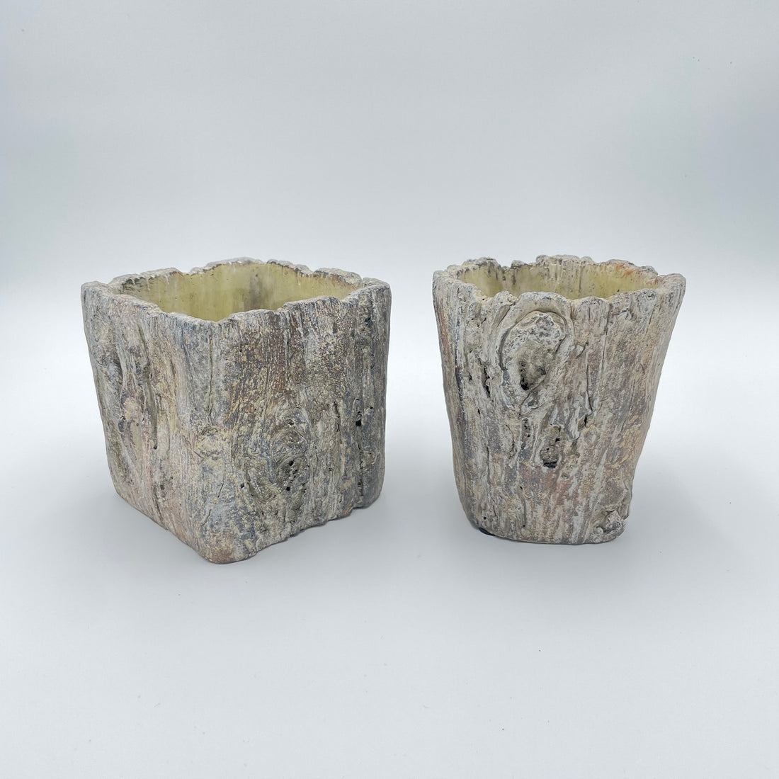 Bark Cement Planters