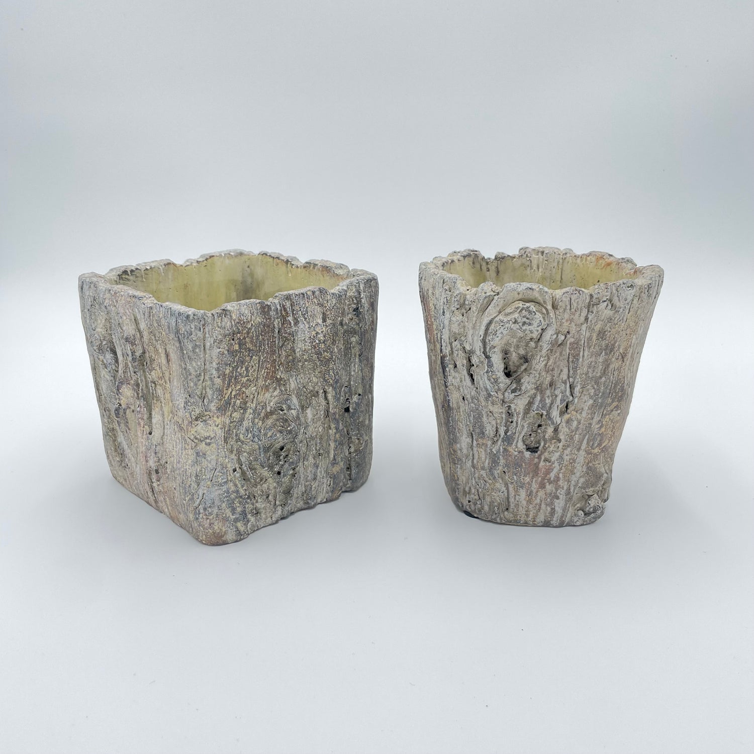 Bark Cement Planters