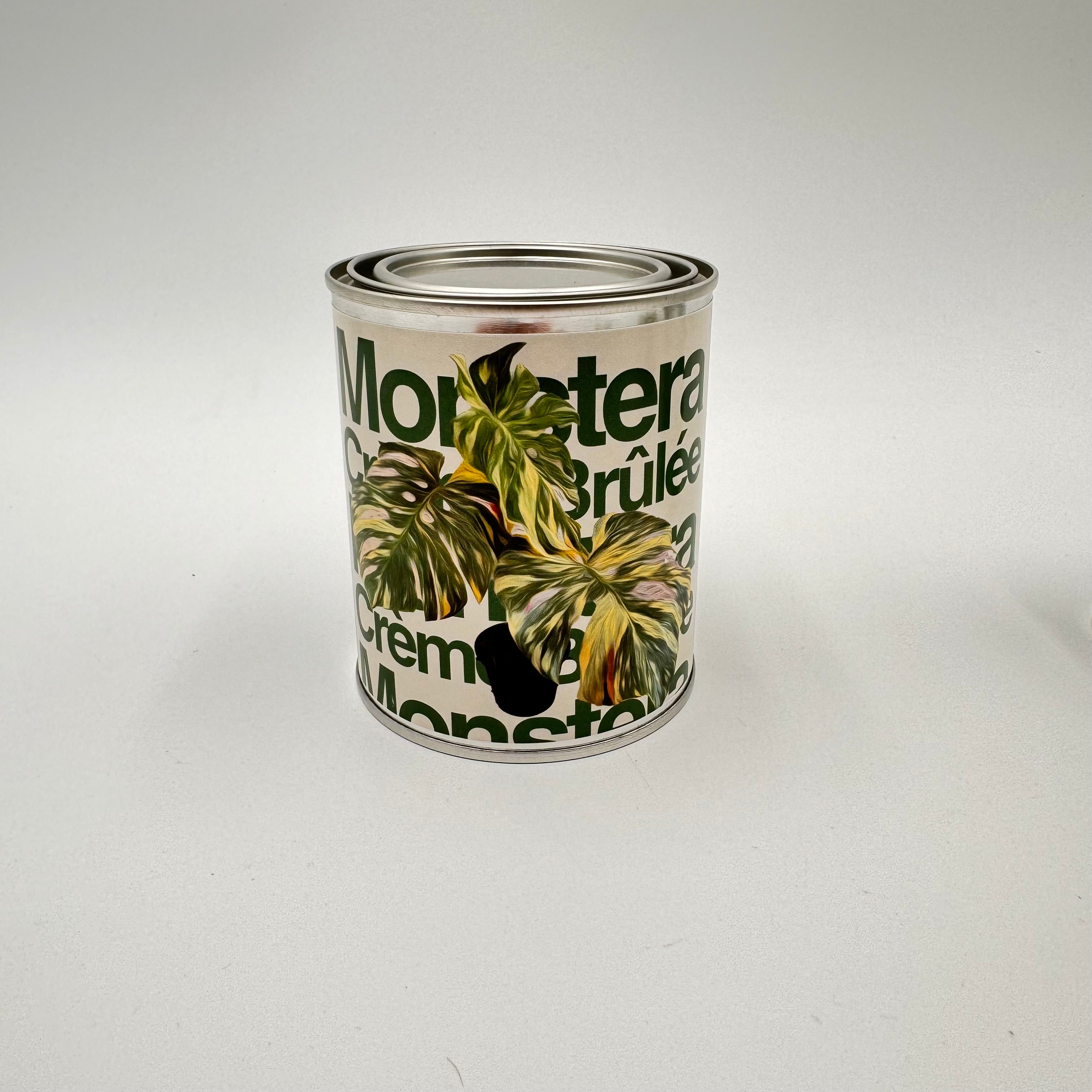 Monstera Crème Brûlée Candle