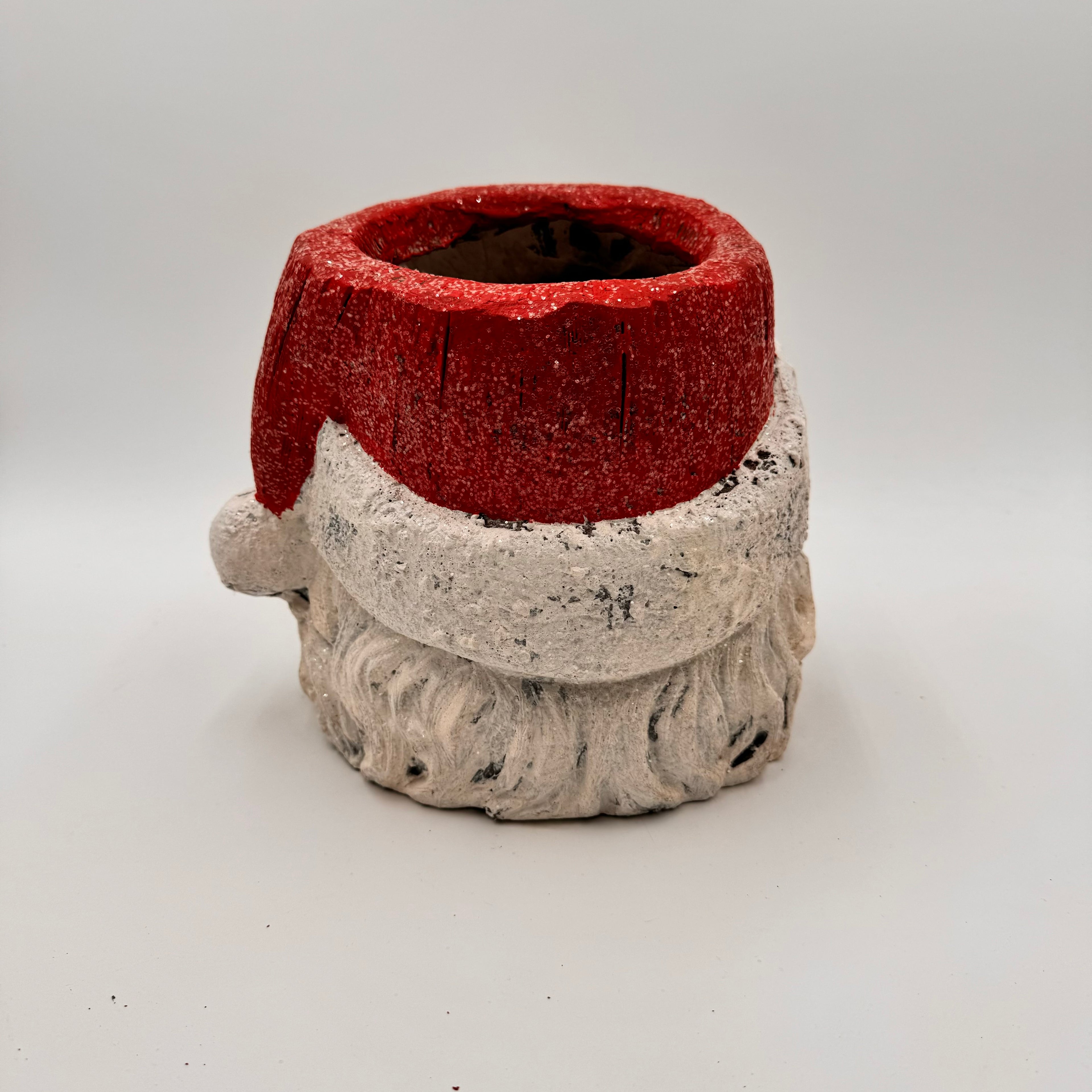 Santa Head Pot