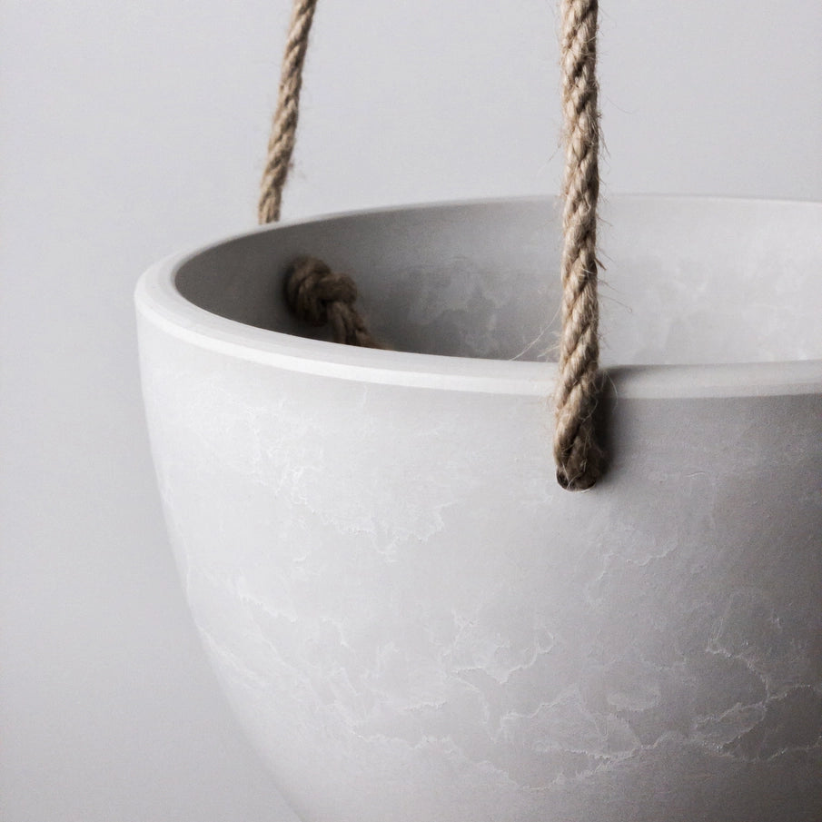 Signature Stone Hanging Planter Pot