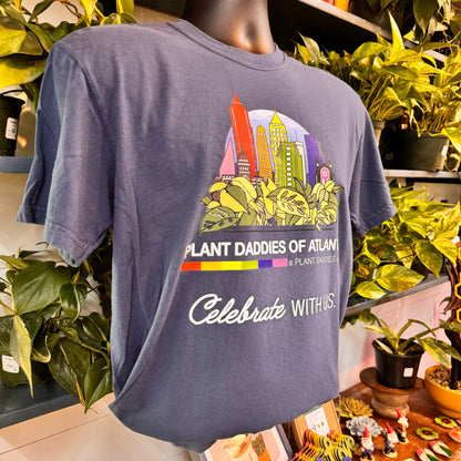 Plant Daddies of Atlanta Skyline Pride Shirt Midnight