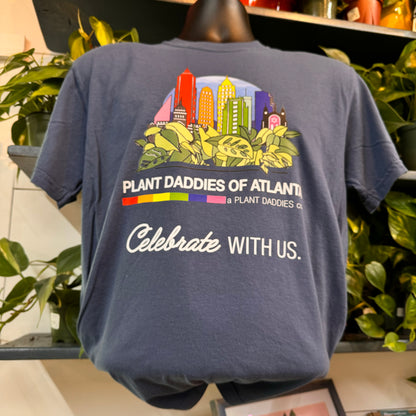 Plant Daddies of Atlanta Skyline Pride Shirt Midnight