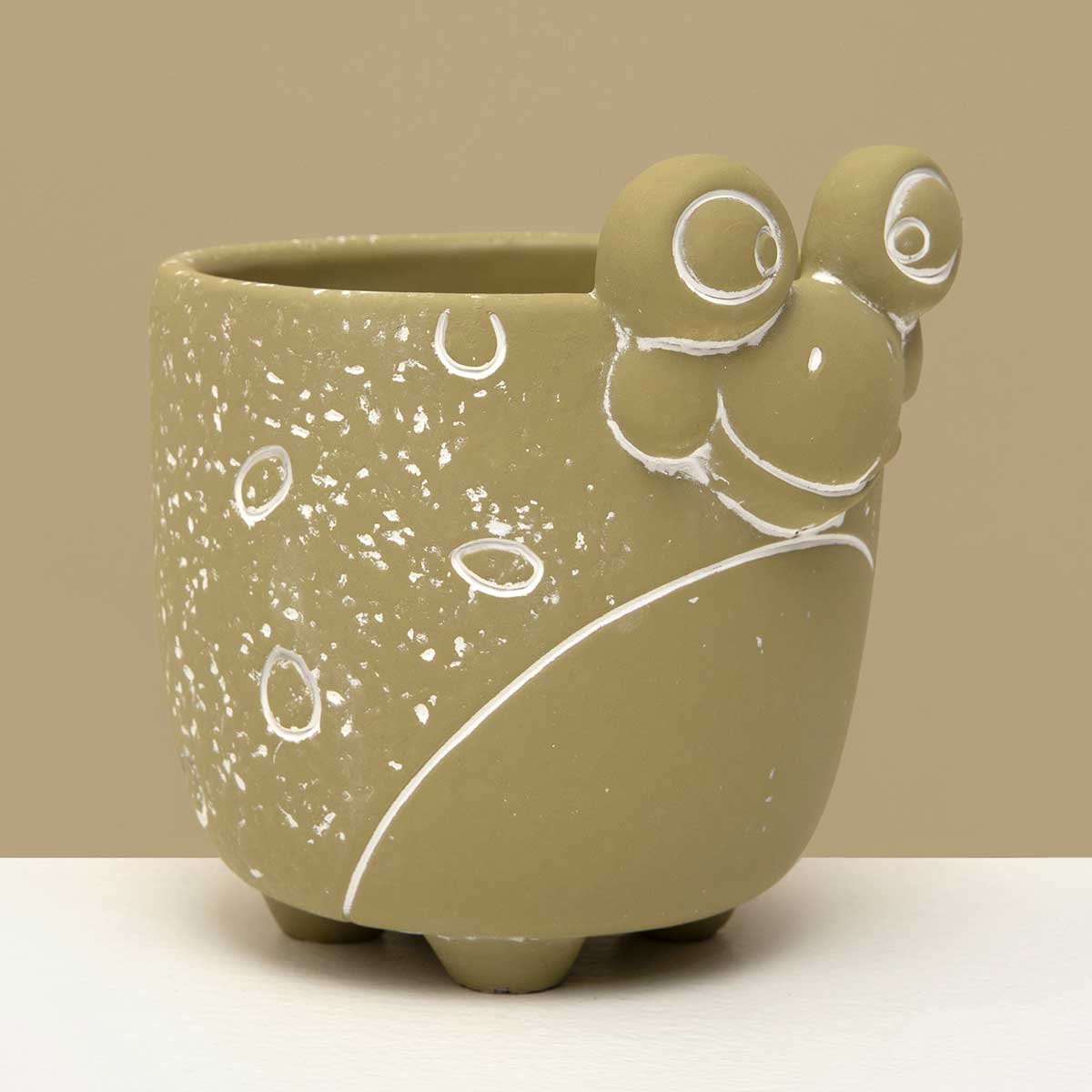 Green Frog Planter