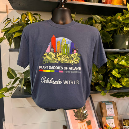 Plant Daddies of Atlanta Skyline Pride Shirt Midnight