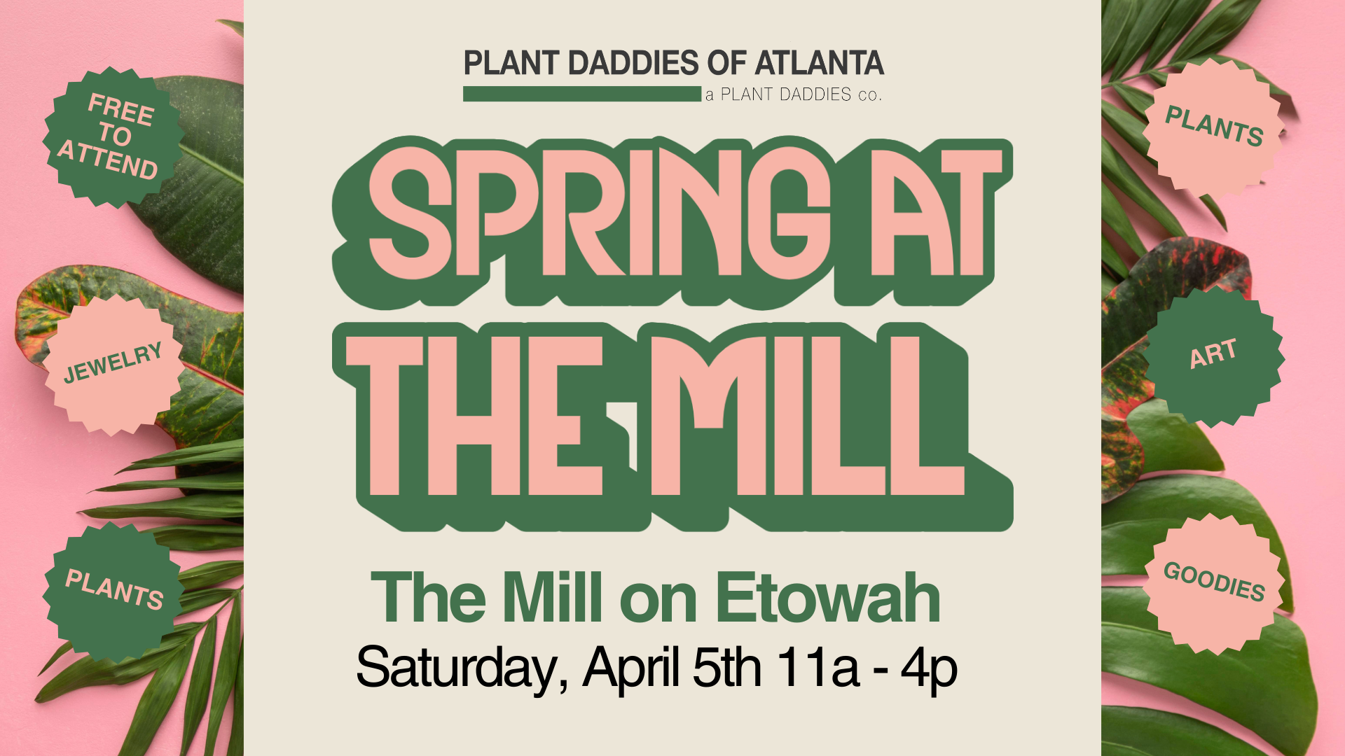 Spring at The Mill Plant Festival- Vendor Fee