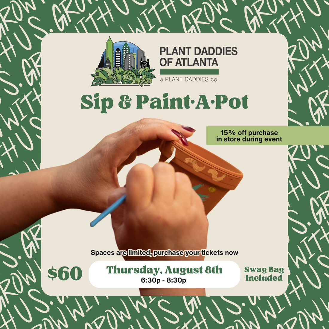 Sip &amp; Paint•A•Pot