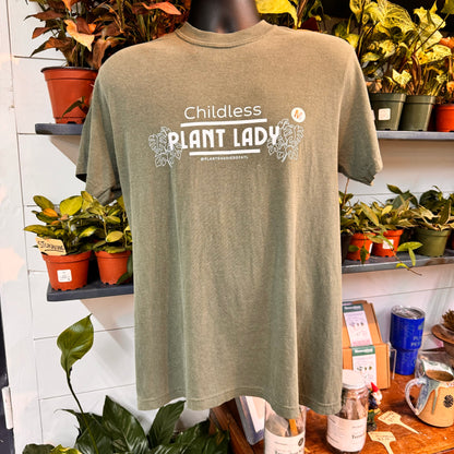 Childless Plant Lady Shirt Moss - LIMITED