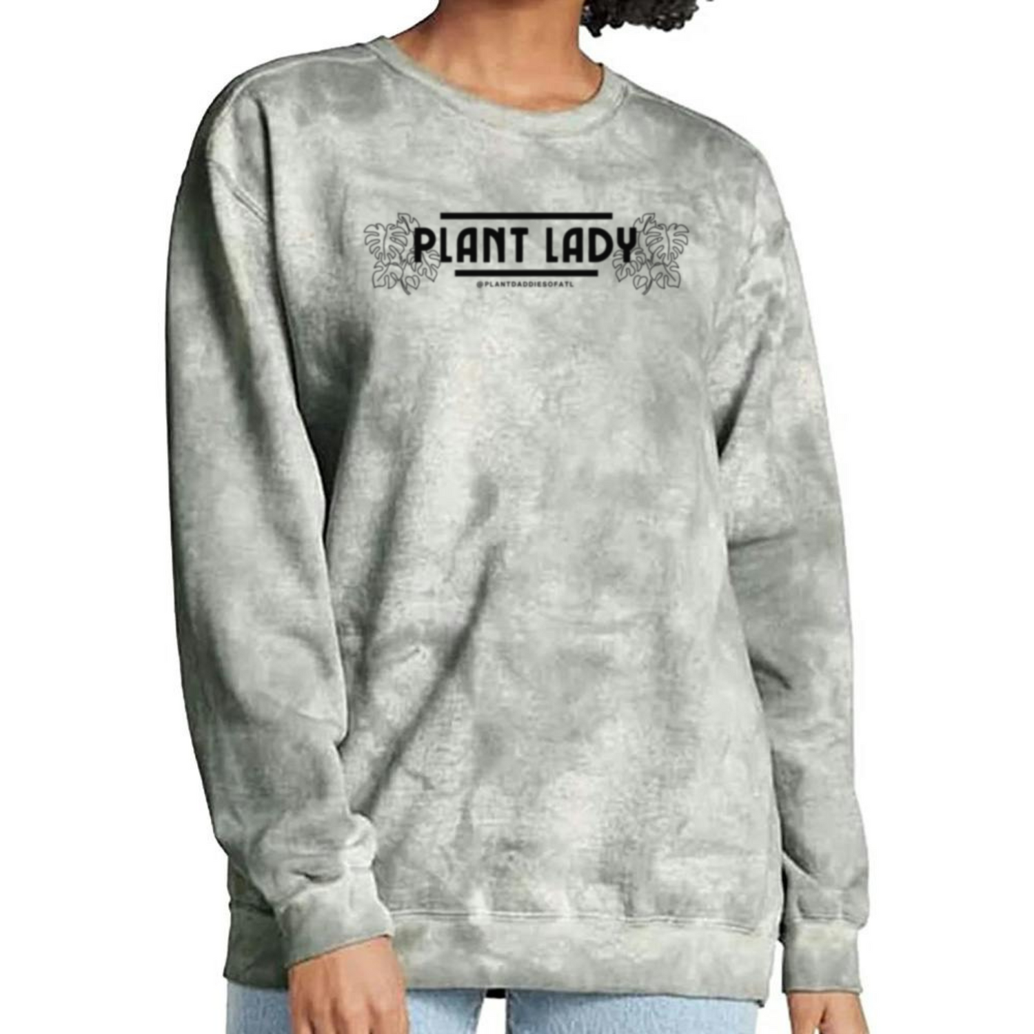 Plant Lady Tye-Dye Sweatshirt