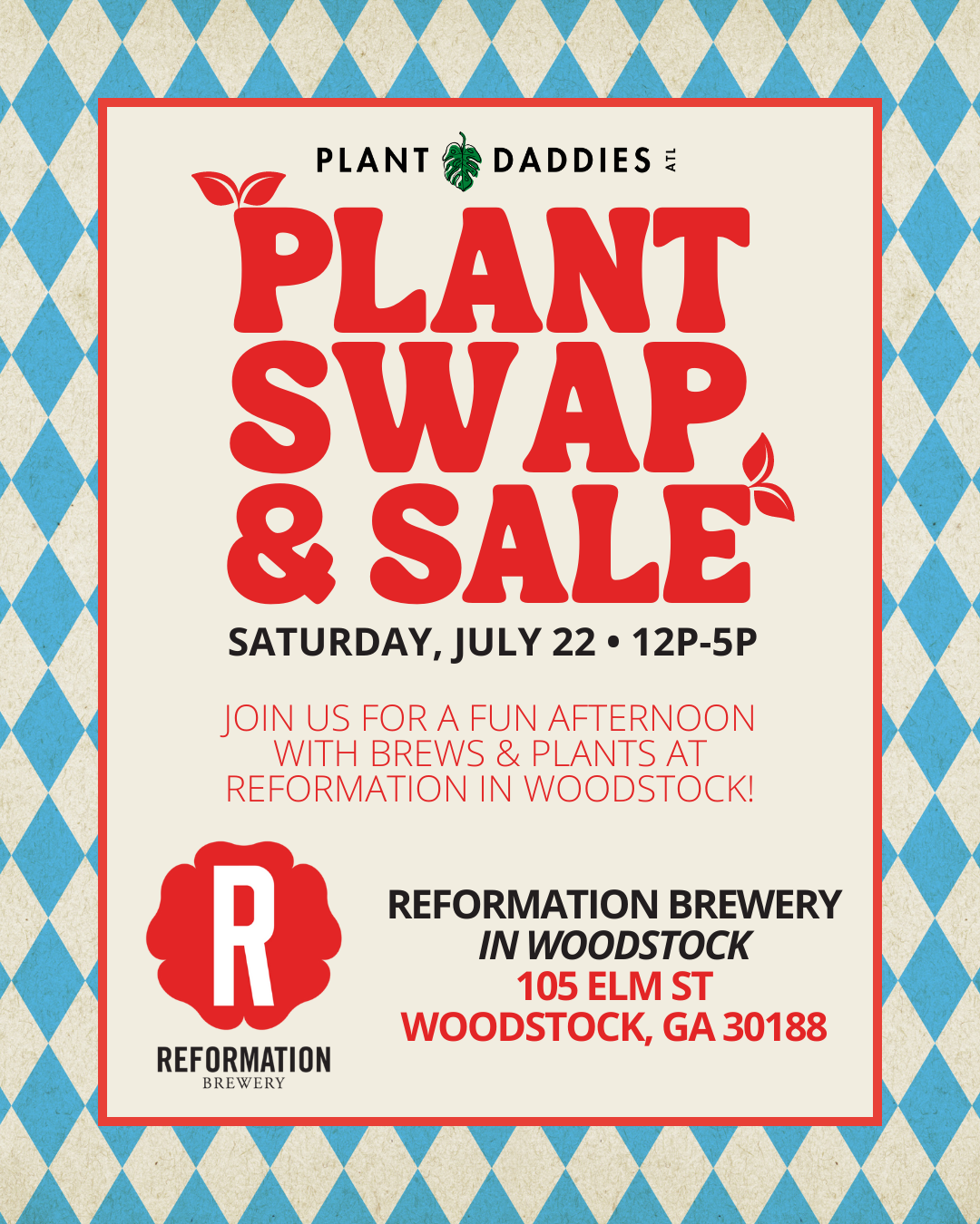 Plant Swap &amp; Sale: Reformation Woodstock Vendor Fee