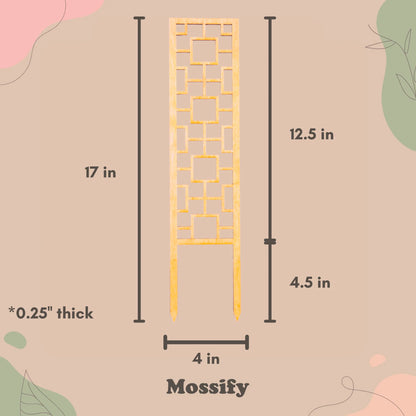 Tropical Squares Wooden Trellis