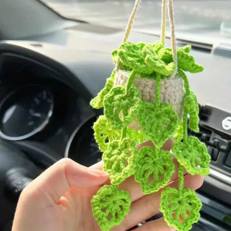 Crochet Hanging Plant Basket