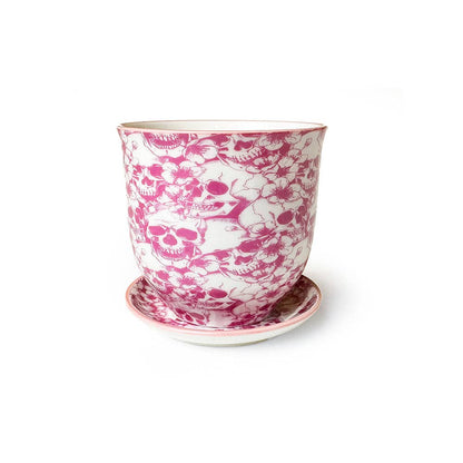 Liberte 5 Porcelain Pot with Saucer