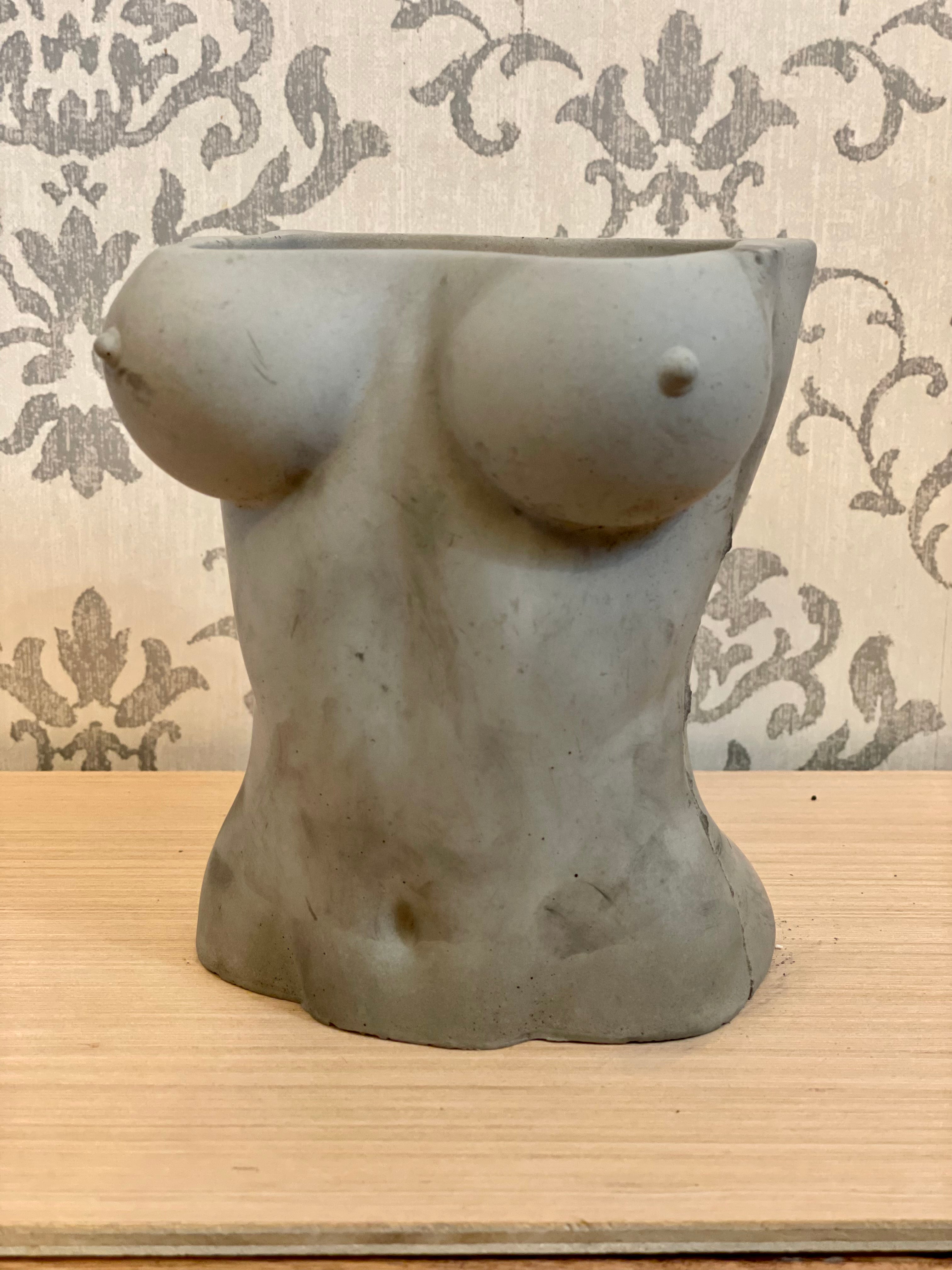 Titty Concrete Planter