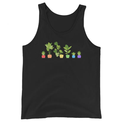 Rainbow Potted Plants Tank Top