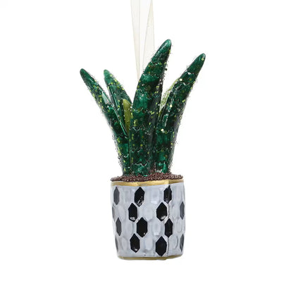 Glass Ornament That Resembles Snake Plant