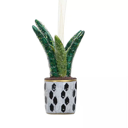 Glass Ornament That Resembles Snake Plant