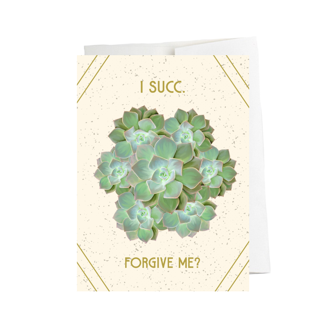 I Succ Greeting Card