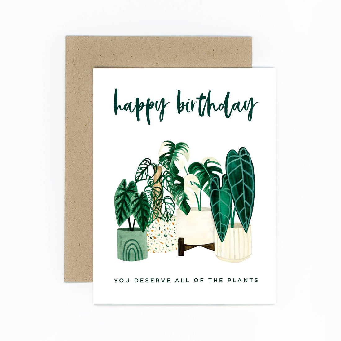 All The Plants Birthday Greeting Card