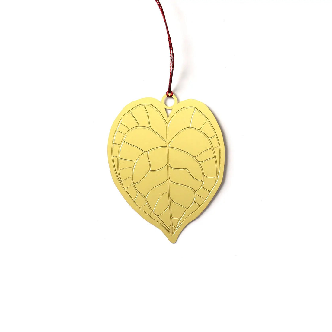 Plant Leaves Mini Brass Ornament Set