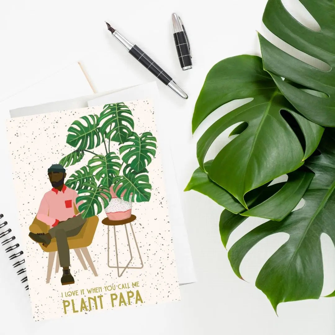 Plant Papa Greeting Card