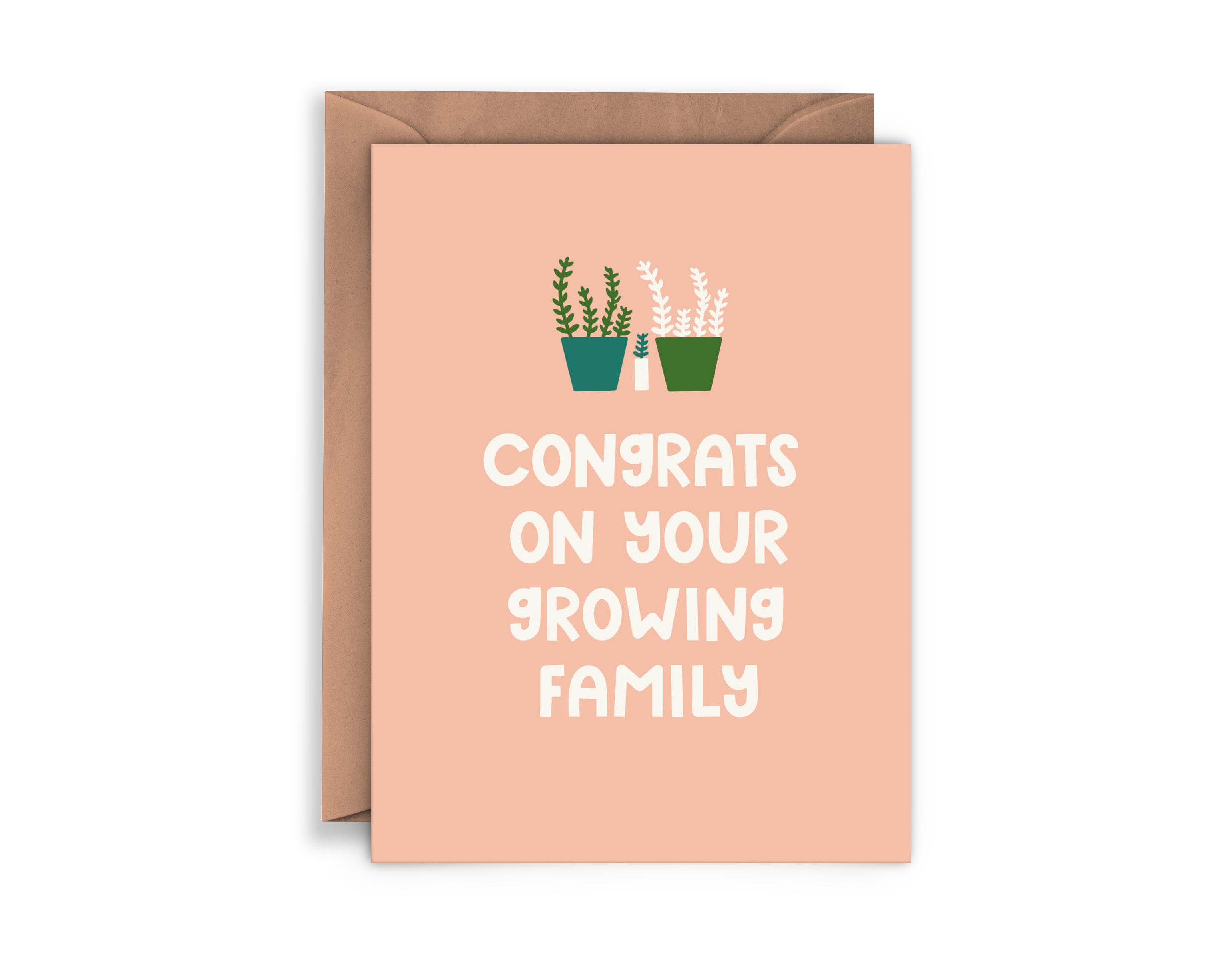 New Baby New Parent Plant Greeting Card