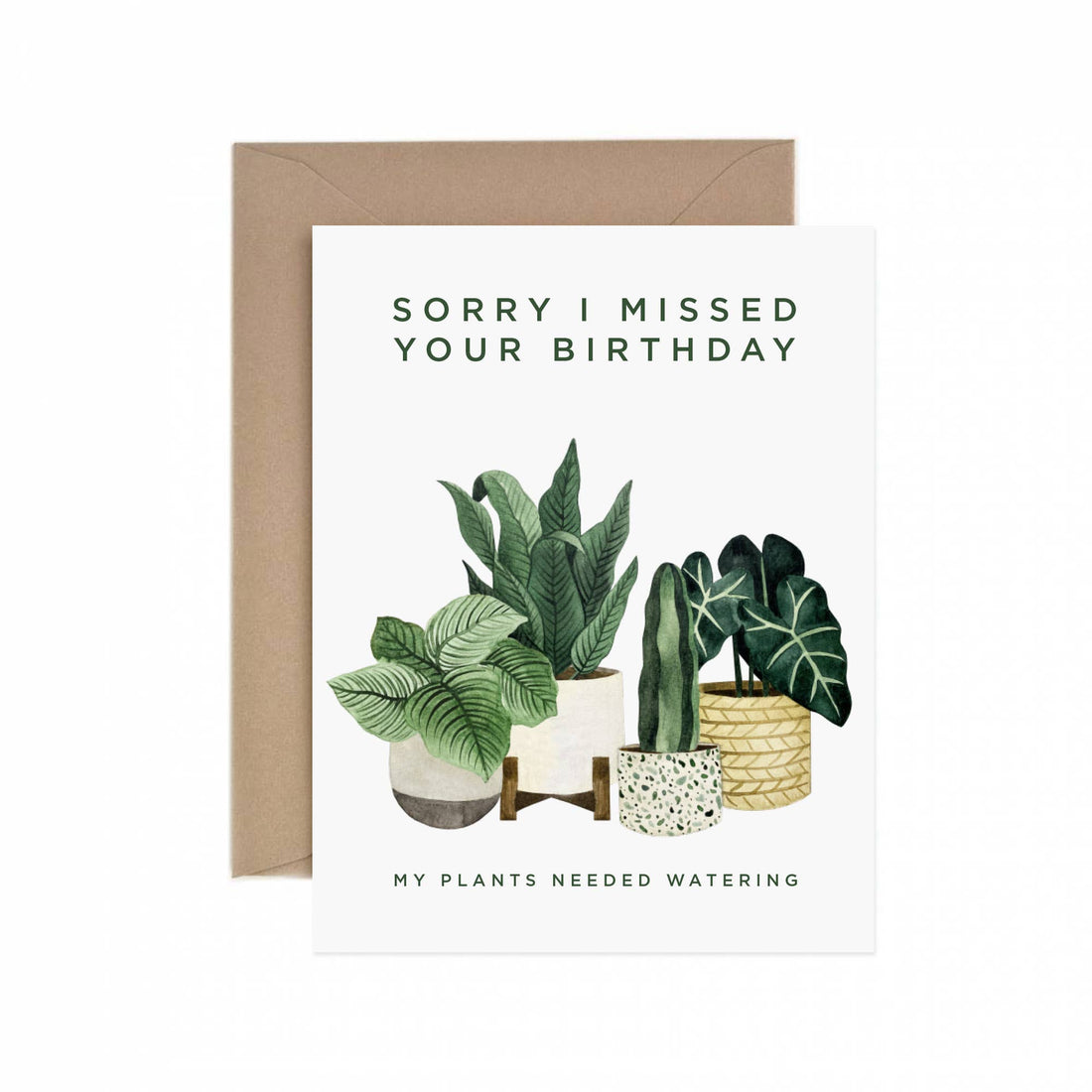 Missed Birthday Greeting Card