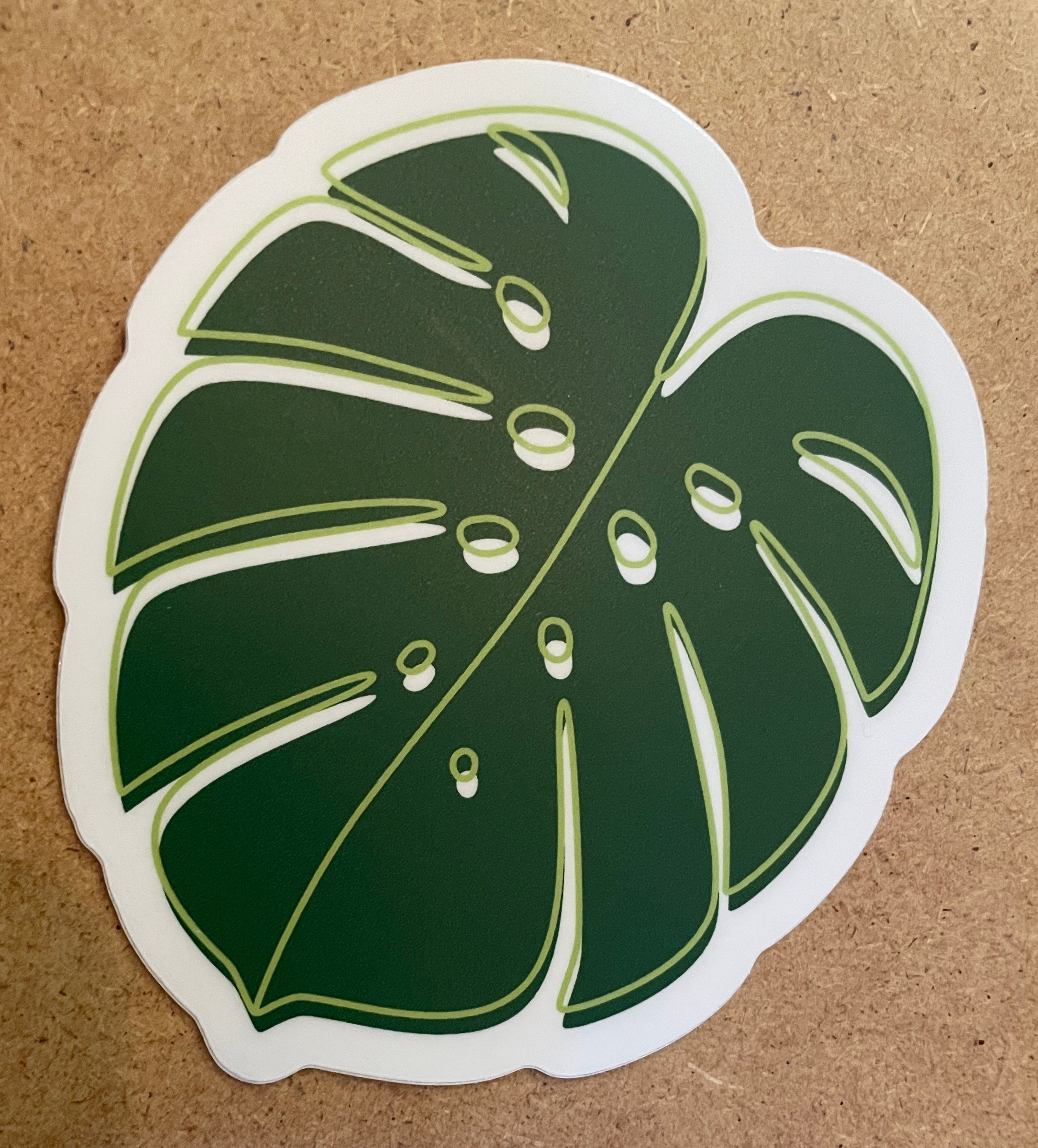 Monstera Leaf Sticker