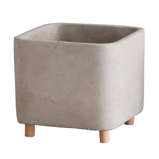 Square Pot with Legs