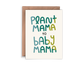 Plant Mama to Baby Mama Card