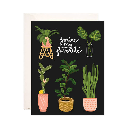 Favorite Plants Greeting Card