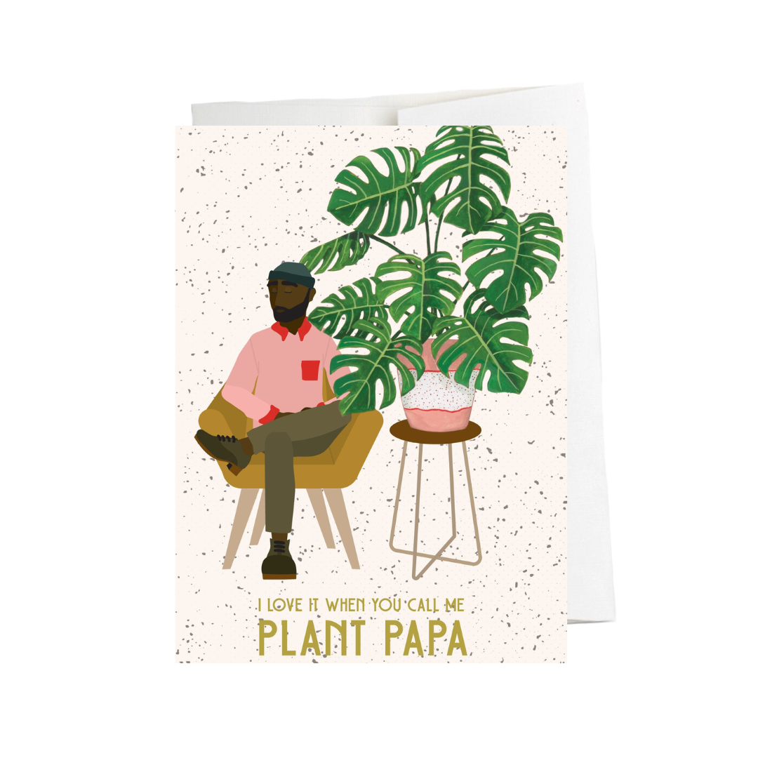 Plant Papa Greeting Card