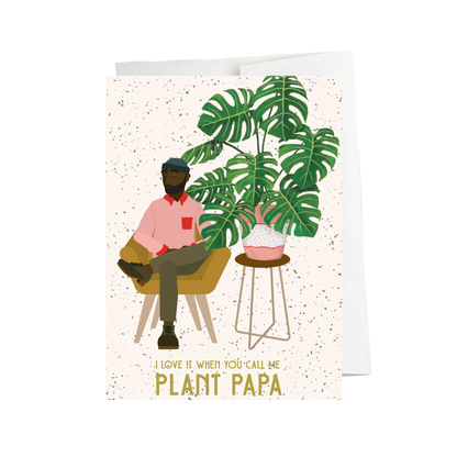 Plant Papa Greeting Card