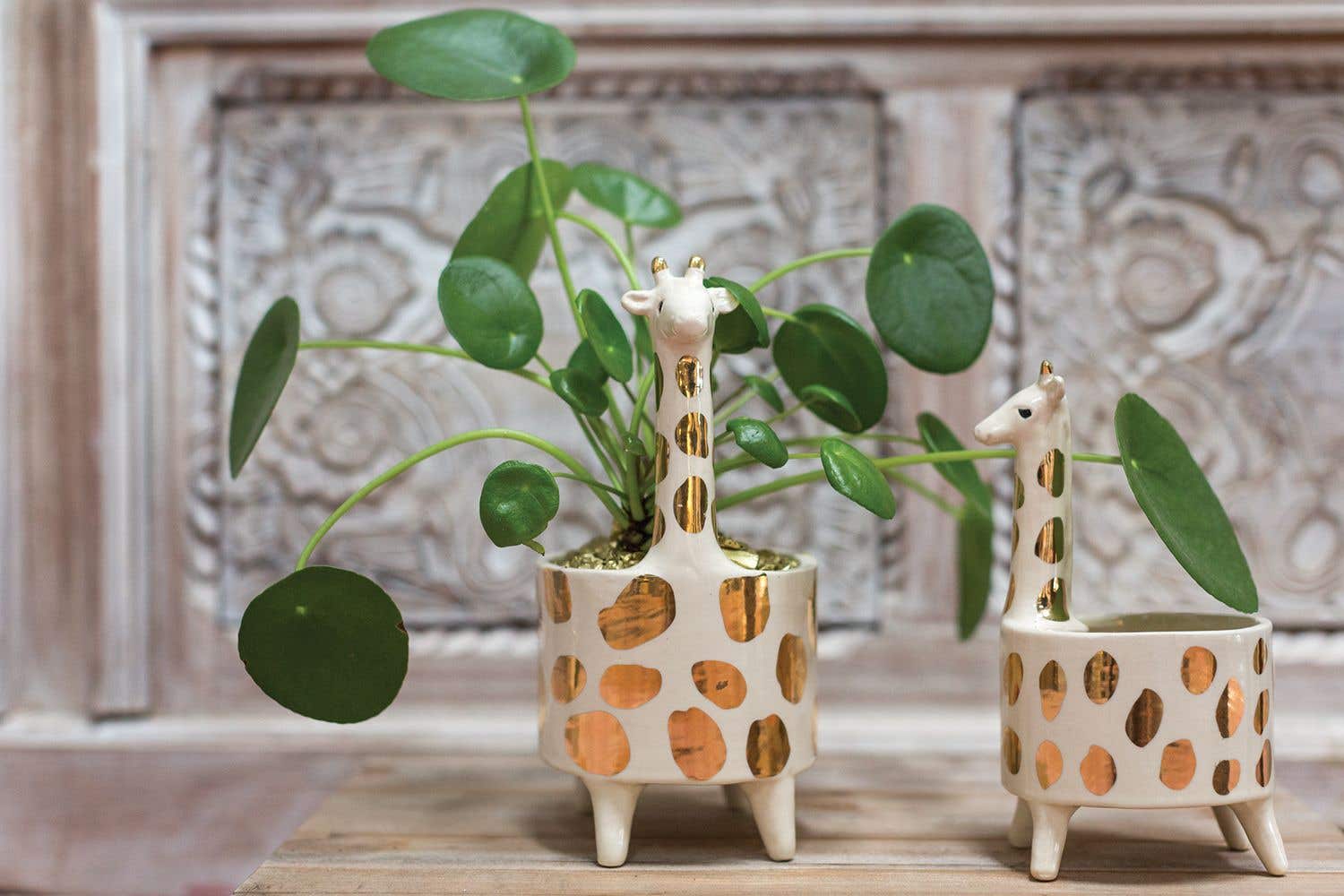 Giraffe Pot