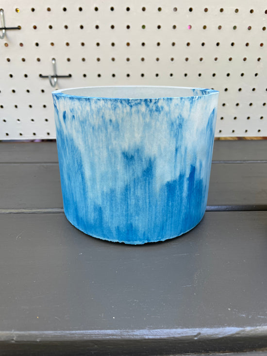 Metallic Concrete Planters