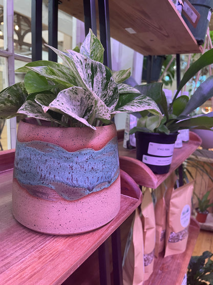 Wrapped Patina Planter